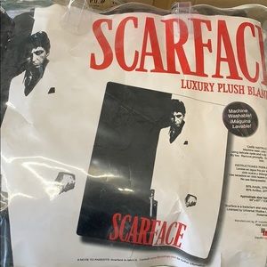Scarface Tony Montana luxury plush throw blanket